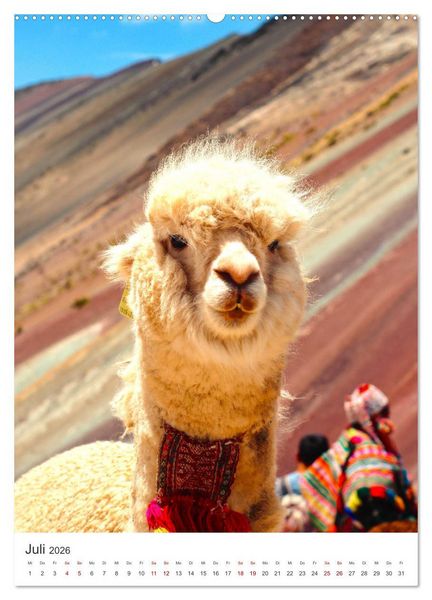 Produktbild: Eine Abenteuerreise durch Peru (Wandkalender 2026 DIN A2 hoch), CALVENDO Monatskalender