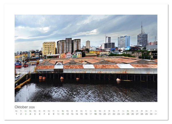Produktbild: Amazonas, eine Reise entlang seiner Ufer (Wandkalender 2026 DIN A2 quer), CALVENDO Monatskalender