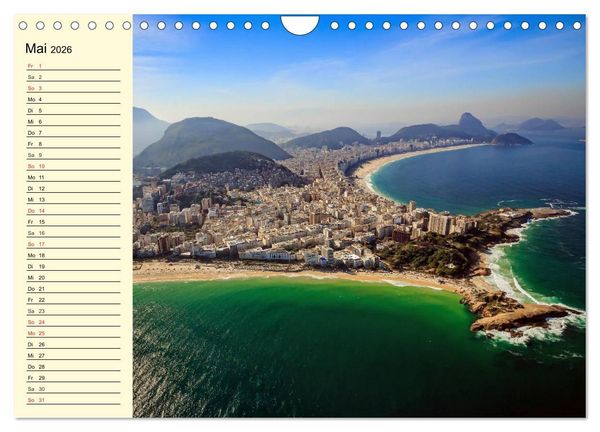 Produktbild: Brasilien. Faszinierend und gro&szlig; wie ein Kontinent (Wandkalender 2026 DIN A4 quer), CALVENDO Monatskalender