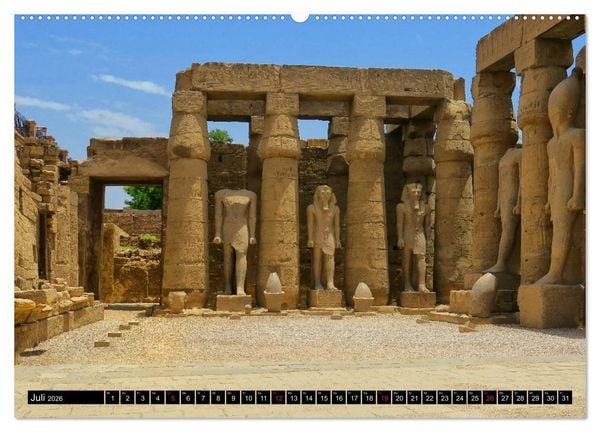 Produktbild: Zwischen Luxor und Qena - antikes &Auml;gypten am Nil (Wandkalender 2026 DIN A2 quer), CALVENDO Monatskalender