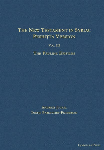 Produktbild: The New Testament in Syriac: Peshitta Version
