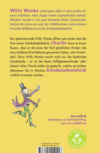 Produktbild: Charlie und die Schokoladenfabrik