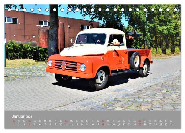 Produktbild: Oldtimer - L K W (Tischkalender 2026 DIN A5 quer), CALVENDO Monatskalender