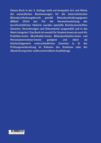 Produktbild: Berufsrecht kompakt: Sammlung relevanter Bestimmungen f&uuml;r Buchhalter:innen, Bilanzbuchhalter:innen und Personalverrechner:innen. Rechtliches Basiswissen f&uuml;r die Berufsaus&uuml;bung und f&uuml;r die Praxis.