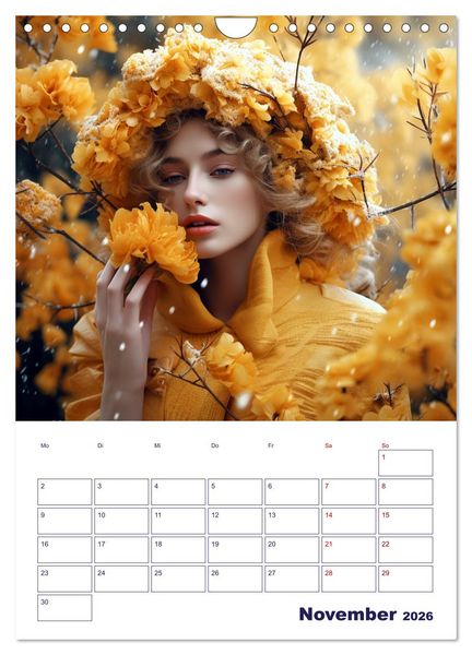 Produktbild: Die lebhafte Jahreszeiten! (Wandkalender 2026 DIN A4 hoch), CALVENDO Monatskalender