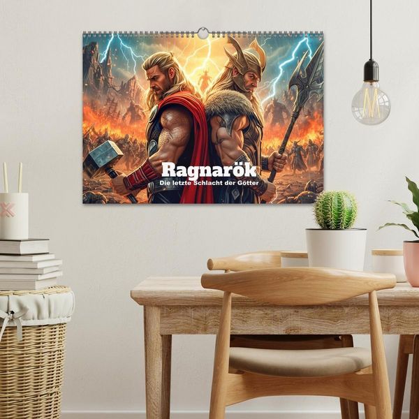 Produktbild: Ragnar&ouml;k &ndash; Die letzte Schlacht der G&ouml;tter (Wandkalender 2027 DIN A3 quer), CALVENDO Monatskalender