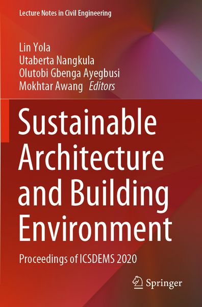 Produktbild: Sustainable Architecture and Building Environment