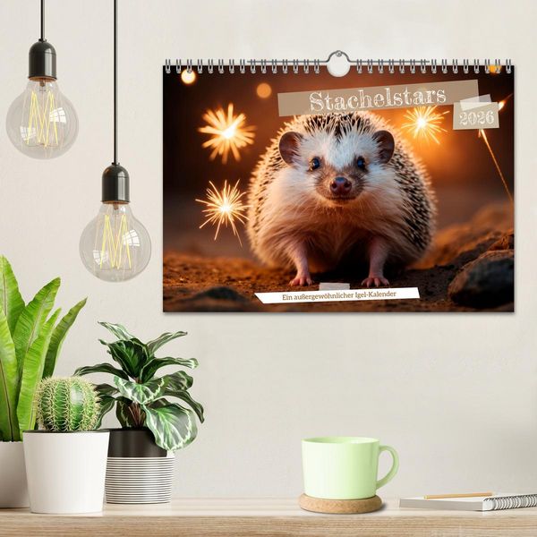 Produktbild: Stachelstars (Wandkalender 2026 DIN A4 quer), CALVENDO Monatskalender