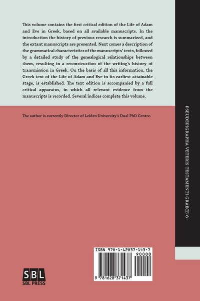 Produktbild: The Life of Adam and Eve in Greek