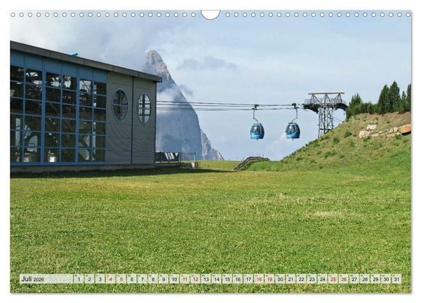 Produktbild: Bergbahnen in den Alpen (Wandkalender 2026 DIN A3 quer), CALVENDO Monatskalender
