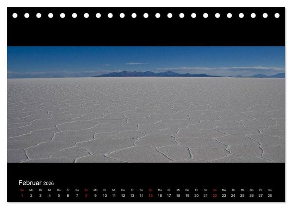 Produktbild: Peru & Bolivien - Land der Inka (Tischkalender 2026 DIN A5 quer), CALVENDO Monatskalender