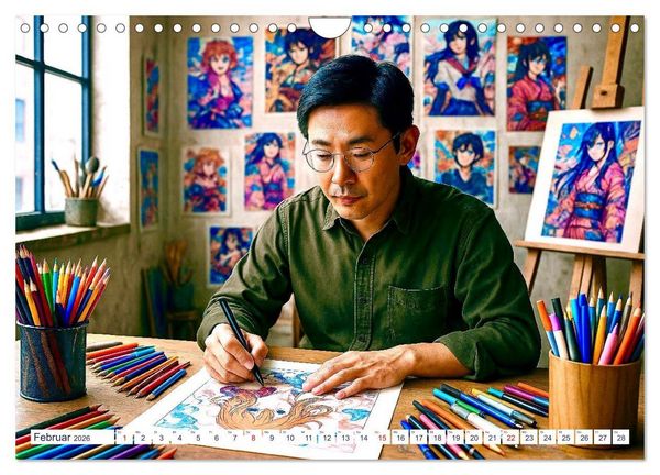 Produktbild: Typisch Japan. Wahrheiten und Klischees &uuml;ber die Japaner (Wandkalender 2026 DIN A4 quer), CALVENDO Monatskalender