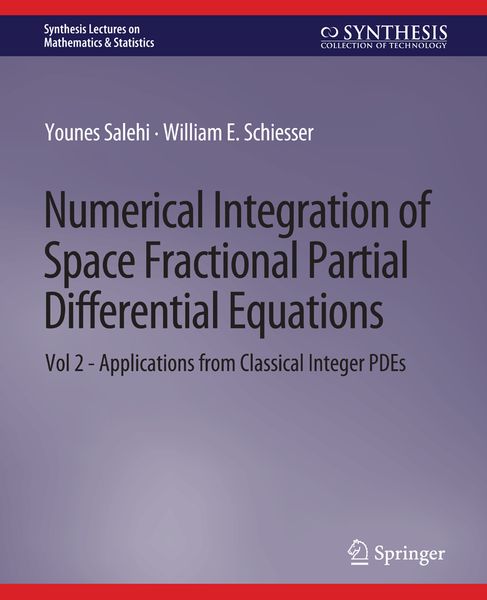 Produktbild: Numerical Integration of Space Fractional Partial Differential Equations