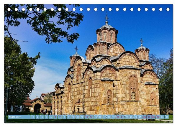 Produktbild: Moscheen und Kirchen im Kosovo (Tischkalender 2027 DIN A5 quer), CALVENDO Monatskalender