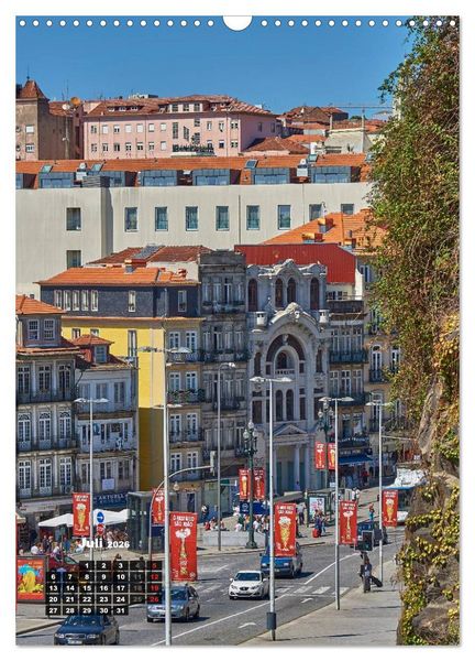 Produktbild: Porto Tag und Nacht (Wandkalender 2026 DIN A3 hoch), CALVENDO Monatskalender