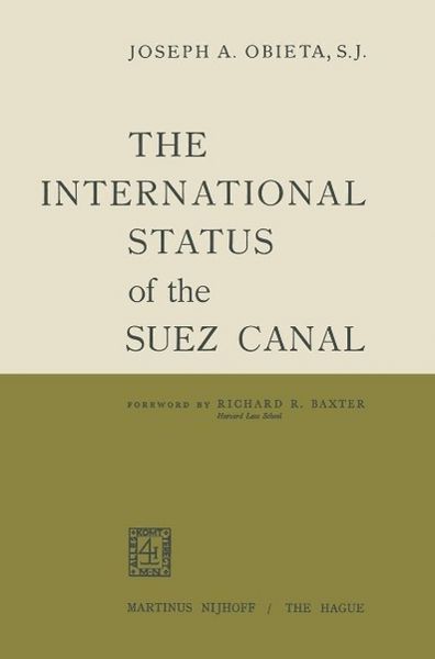 Produktbild: The International Status of the Suez Canal