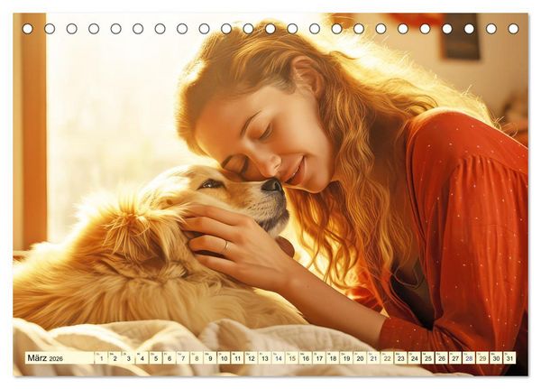 Produktbild: Emotionale Freundschaft (Tischkalender 2026 DIN A5 quer), CALVENDO Monatskalender