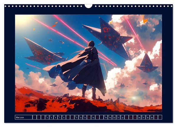 Produktbild: Interstellare Helden (Wandkalender 2026 DIN A3 quer), CALVENDO Monatskalender