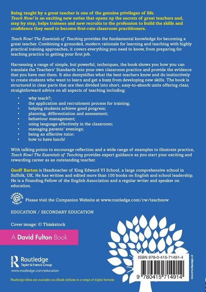 Produktbild: Teach Now! The Essentials of Teaching