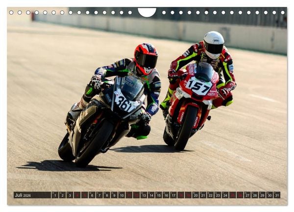 Produktbild: Motorrad Rennsport (Wandkalender 2026 DIN A4 quer), CALVENDO Monatskalender