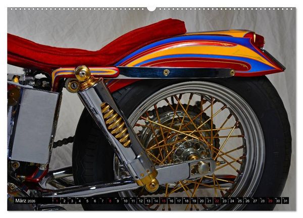 Produktbild: Harley Classic Chopper (hochwertiger Premium Wandkalender 2026 DIN A2 quer), Kunstdruck in Hochglanz