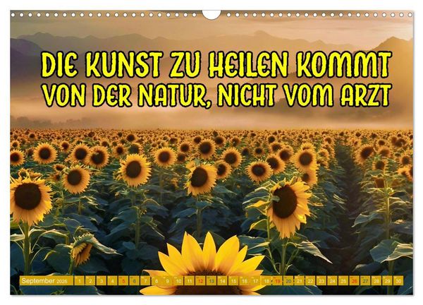 Produktbild: Gute Besserung - mit coolen Spr&uuml;chen (Wandkalender 2026 DIN A3 quer), CALVENDO Monatskalender