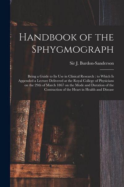 Produktbild: Handbook of the Sphygmograph