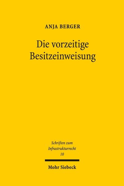 Produktbild: Die vorzeitige Besitzeinweisung