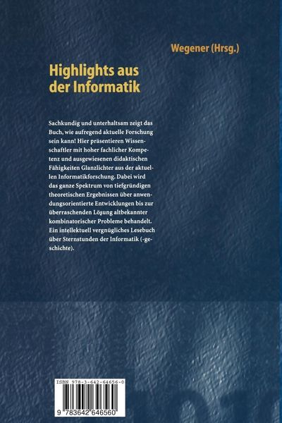 Produktbild: Highlights aus der Informatik