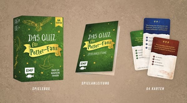 Produktbild: Kartenspiel: Das inoffizielle Quiz f&uuml;r Harry Potter-Fans