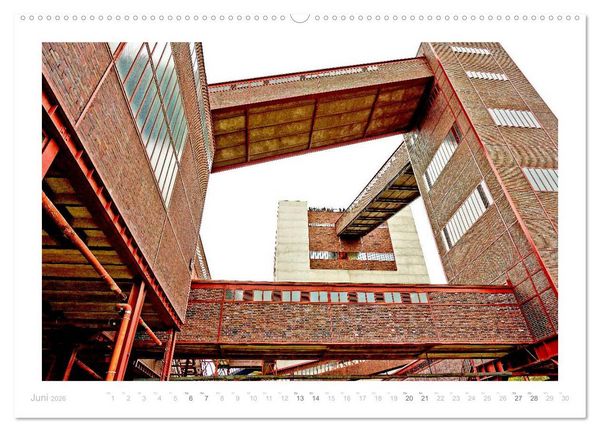 Produktbild: Zeche Zollverein. Weltkulturerbe. (hochwertiger Premium Wandkalender 2026 DIN A2 quer), Kunstdruck in Hochglanz