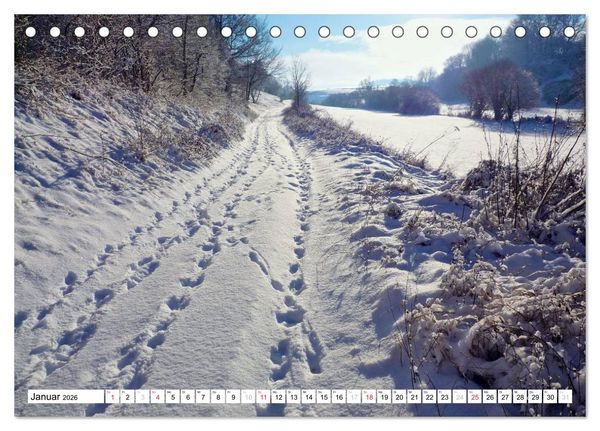 Produktbild: Traumhafte Wege durch die Eifel (Tischkalender 2026 DIN A5 quer), CALVENDO Monatskalender