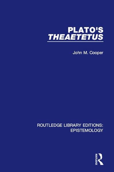 Produktbild: Plato's Theaetetus