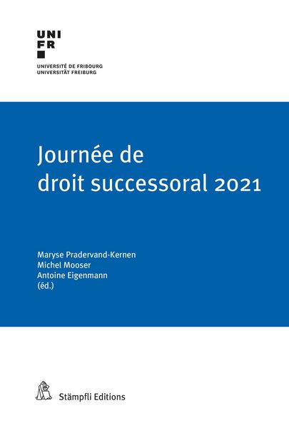 Produktbild: Journ&eacute;e de droit successoral 2021
