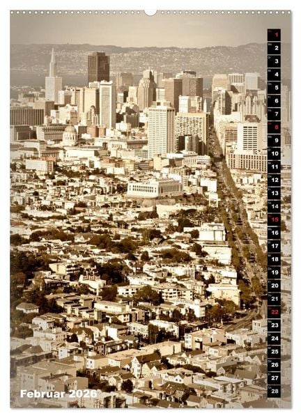 Produktbild: Herrliches Reiseziel... SAN FRANCISCO (Wandkalender 2026 DIN A2 hoch), CALVENDO Monatskalender