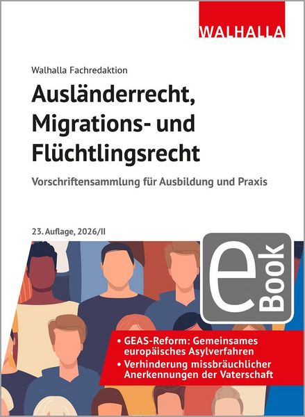Produktbild: Ausl&auml;nderrecht, Migrations- und Fl&uuml;chtlingsrecht