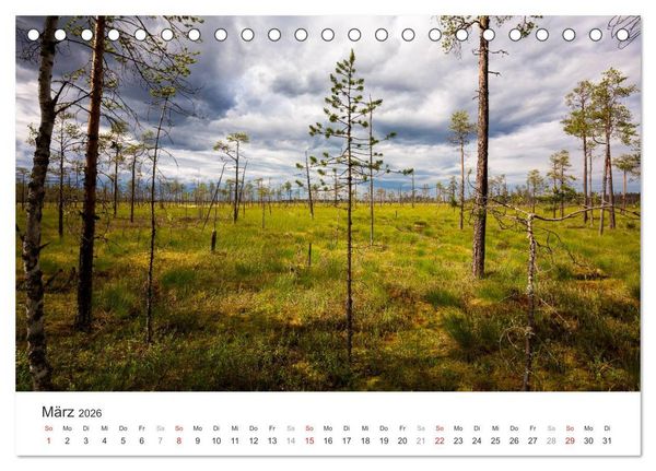 Produktbild: Russlands Norden 2026 (Tischkalender 2026 DIN A5 quer), CALVENDO Monatskalender
