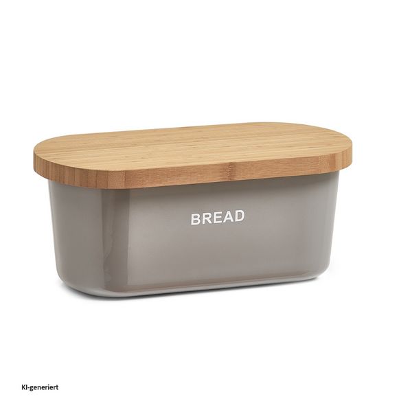 neuetischkultur Brotkasten 36 x 20 x 14,5 cm Grau Brotkasten 36 x 20 x 14,5 cm Grau