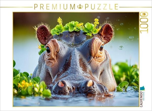 Produktbild: CALVENDO Puzzle Bl&uuml;tenschmuck aus dem Wasserreich, man k&ouml;nnte fast Majest&auml;t zu ihm sagen | 1000 Teile Lege-Gr&ouml;&szlig;e 64x48cm Foto-Puzzle f&uuml;r gl&uuml;ckliche St