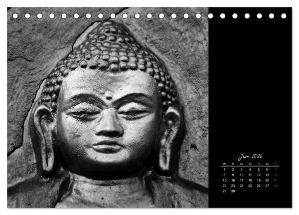 Produktbild: Worte des Buddha 2026 (Tischkalender 2026 DIN A5 quer), CALVENDO Monatskalender