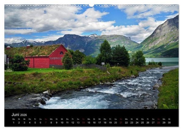 Produktbild: An Norwegens K&uuml;sten (Wandkalender 2026 DIN A2 quer), CALVENDO Monatskalender