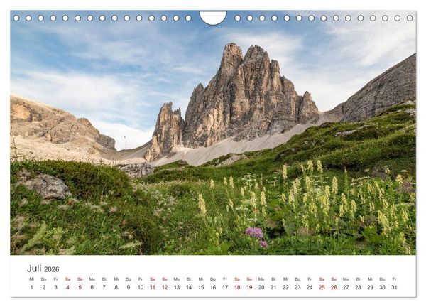 Produktbild: Emotionen der Berge (Wandkalender 2026 DIN A4 quer), CALVENDO Monatskalender