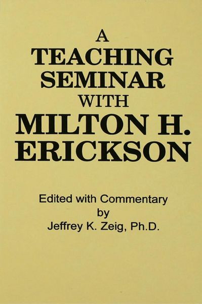 Produktbild: Teaching Seminar With Milton H. Erickson