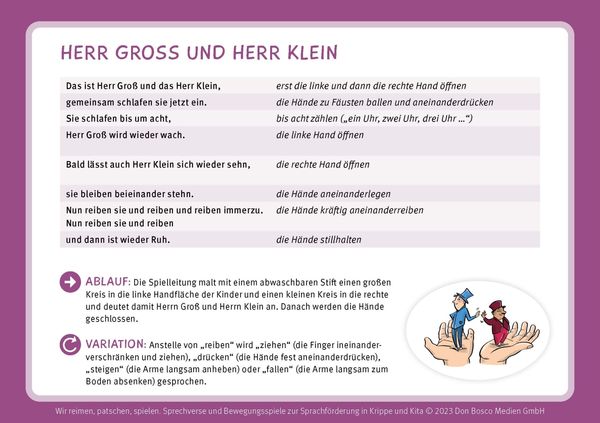 Wir reimen, patschen, spielen