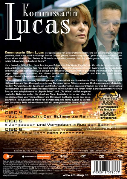 Produktbild: Kommissarin Lucas - Folge 07-12 [3 DVDs]