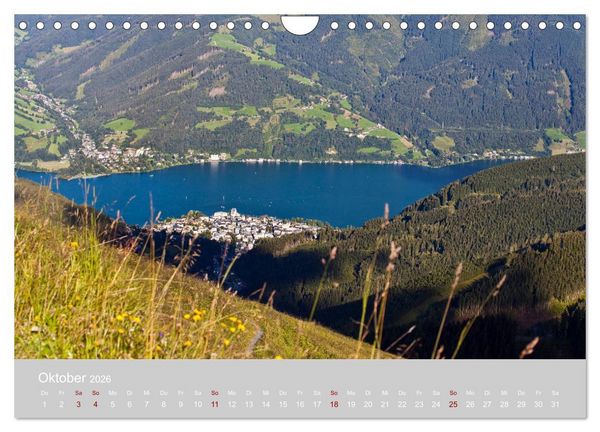 Produktbild: Gr&uuml;&szlig;e aus Zell am See (Wandkalender 2026 DIN A4 quer), CALVENDO Monatskalender
