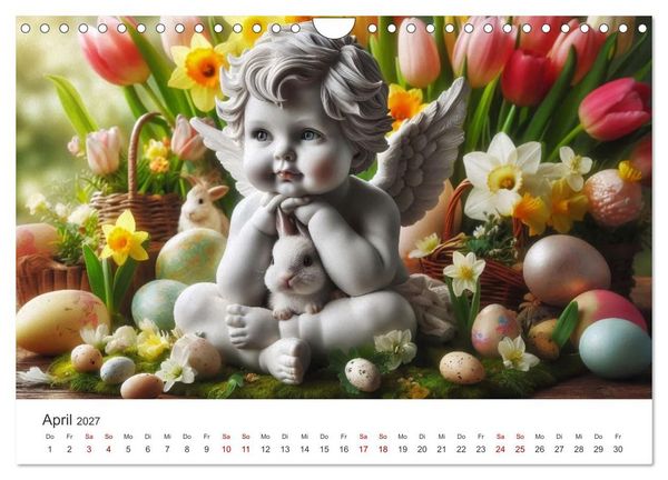 Produktbild: Niedliche Putten (Wandkalender 2027 DIN A4 quer), CALVENDO Monatskalender