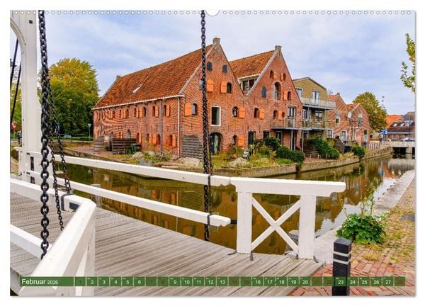 Produktbild: Ein Blick auf Franeker in Friesland (Wandkalender 2026 DIN A2 quer), CALVENDO Monatskalender