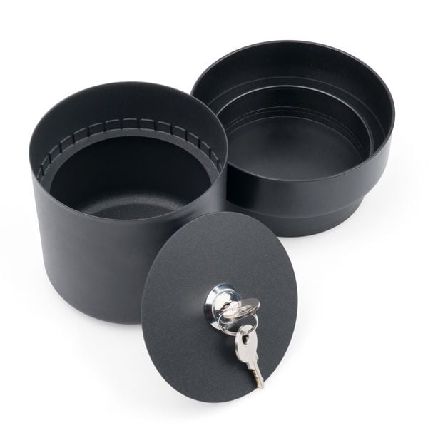 Produktbild: SAX Blumentopf Safe, schwarz