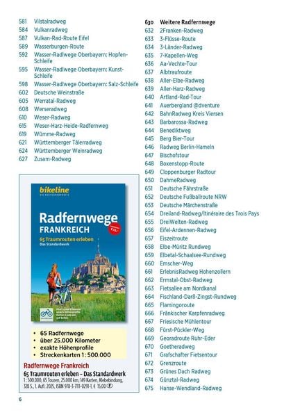 Produktbild: Radfernwege Deutschland